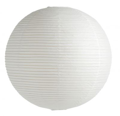 Weißer Hay Lampenschirm aus Reispapier D60, runde Papierlampe für Wohnzimmer und Schlafzimmer.